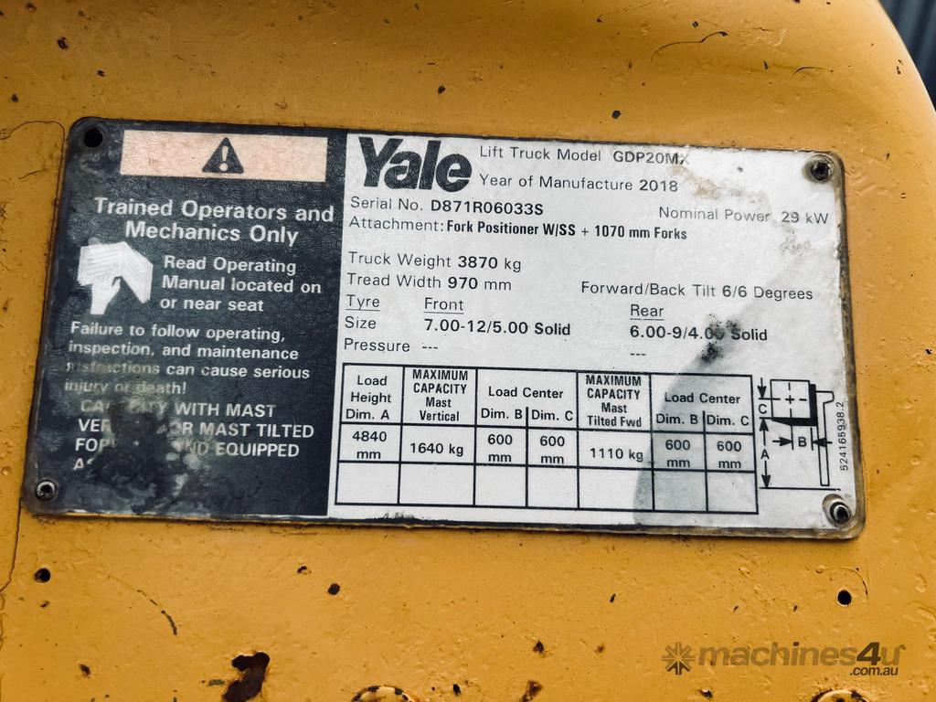 Used Diesel 2000kg Forklift
